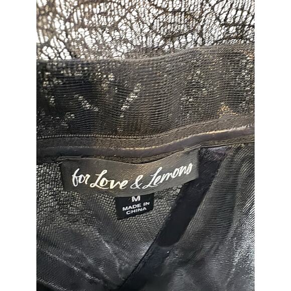 For Love & Lemons Bustier Tulle Gown Tiered Ruffle Prom Fairy Witchy Formal Sz M - Picture 9 of 11